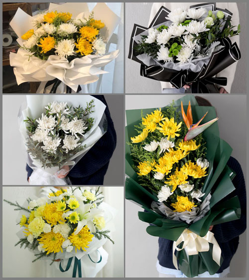 贵州六盘水六枝特区龙河镇营盘村白事花束代送